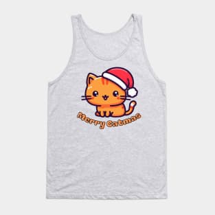 Catmas Christmas Cat Tank Top